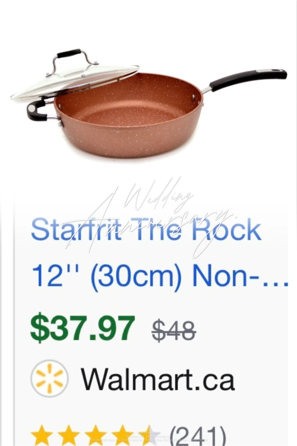 Starfrit The Rock 12-inch Non-Stick Pan