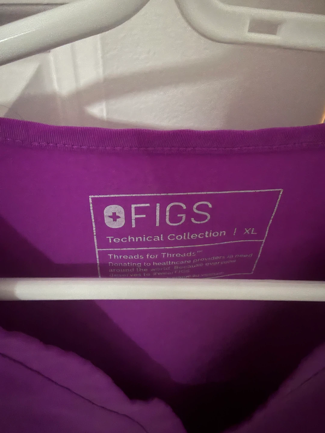 FIGS Technical Collection Scrub Top - Purple - XL - photo 2