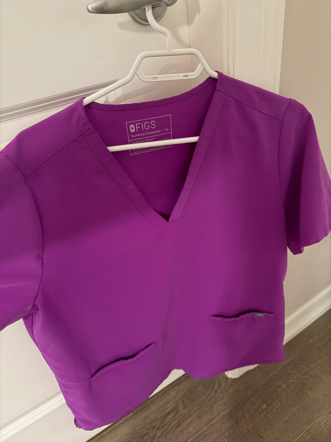 FIGS Technical Collection Scrub Top - Purple - XL