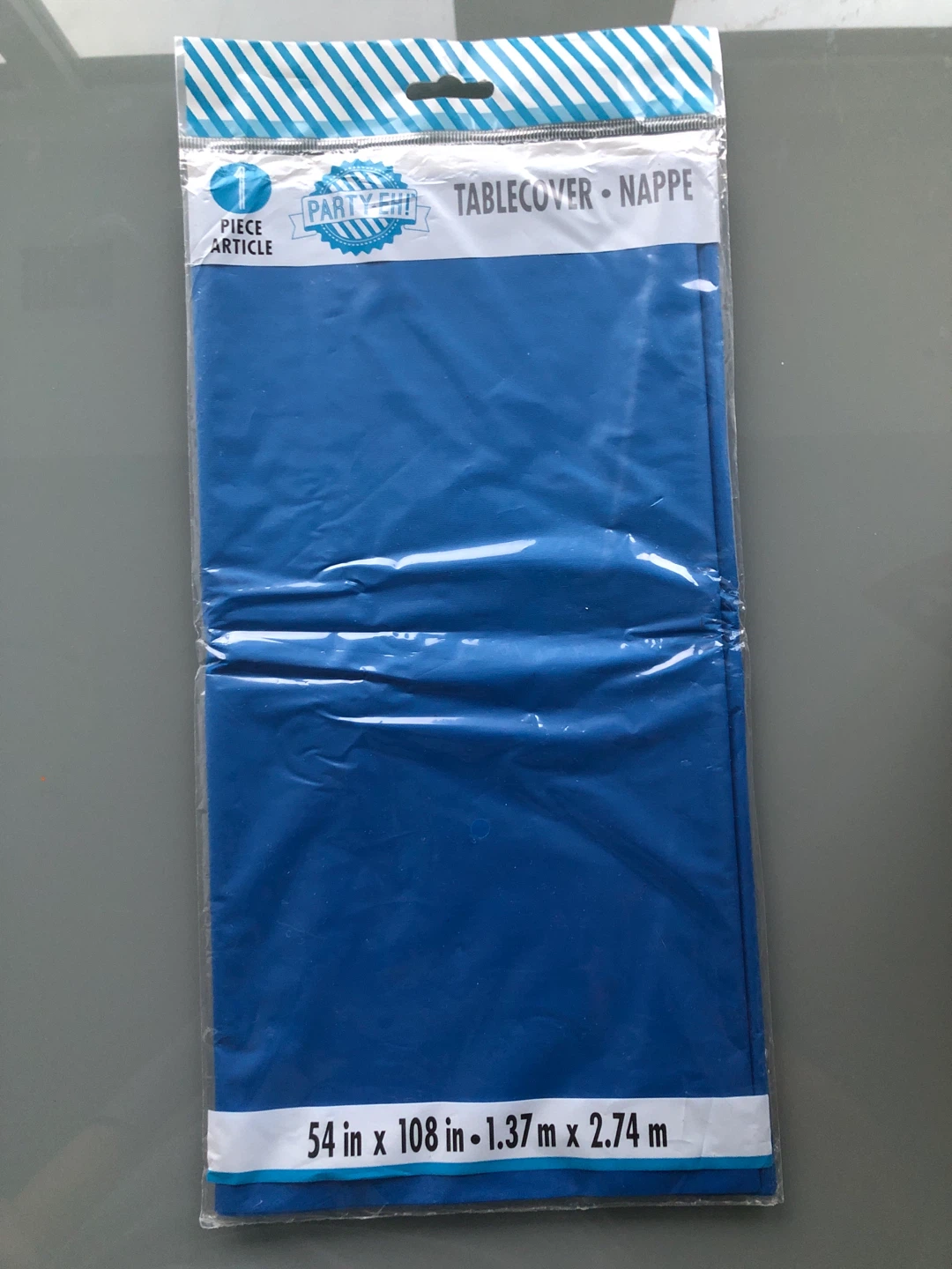 Party-Eh! Royal Blue Tablecover