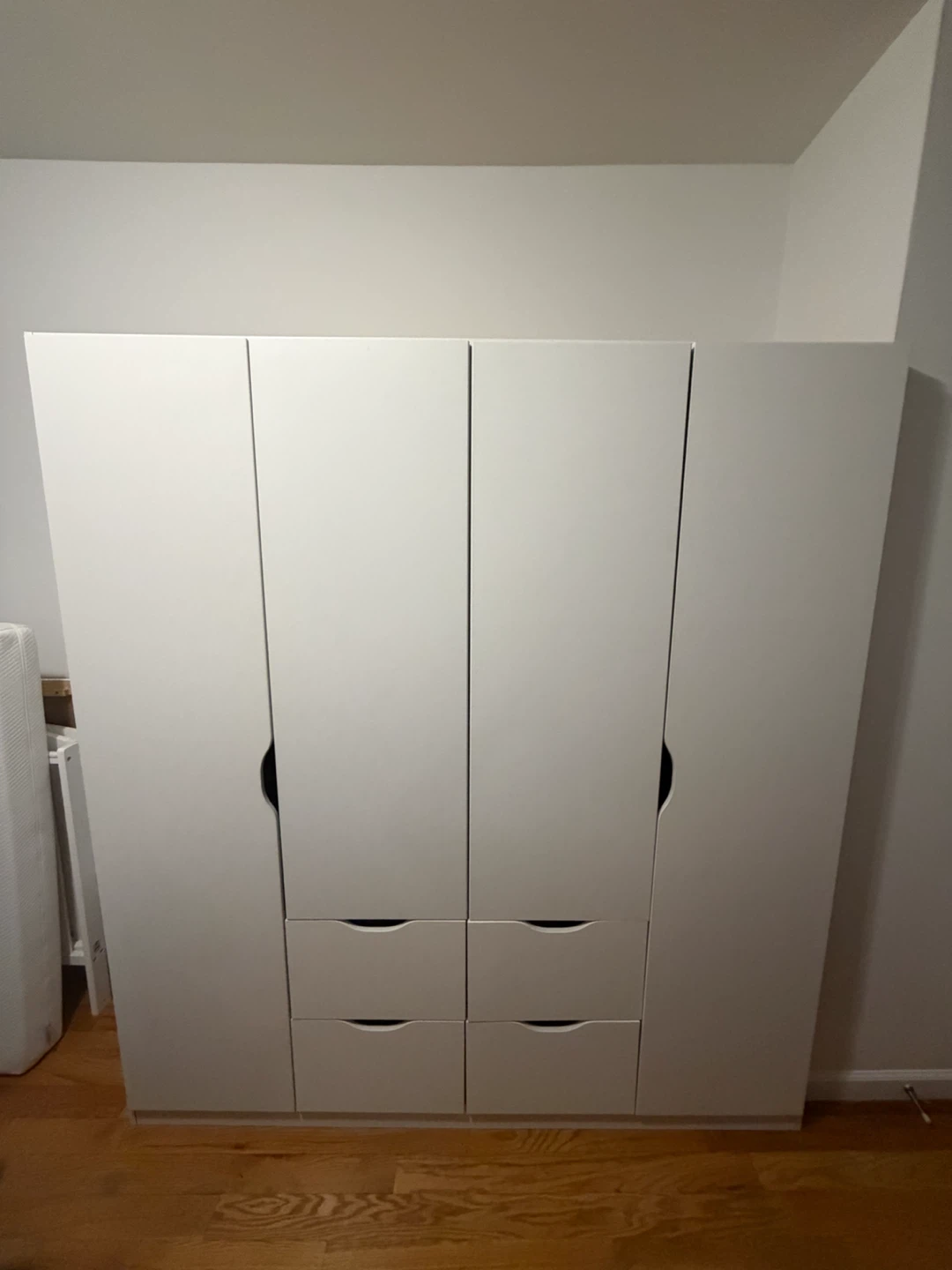 IKEA White Wardrobe with Drawers