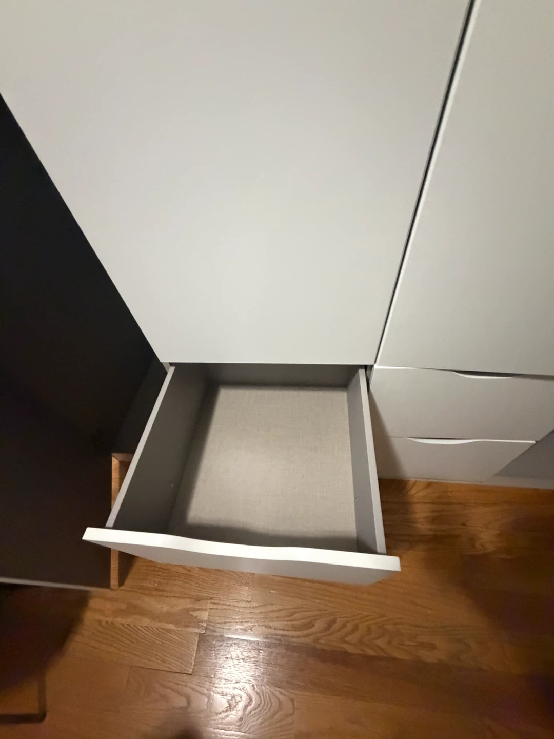 IKEA White Wardrobe with Drawers - photo 4