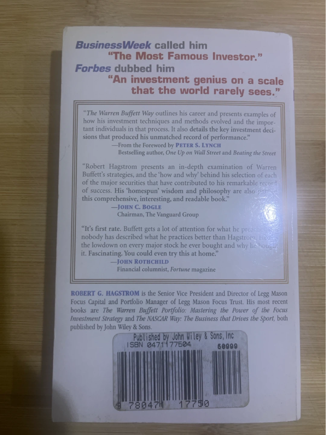 The Warren Buffett Way by Robert G. Hagstrom - photo 2