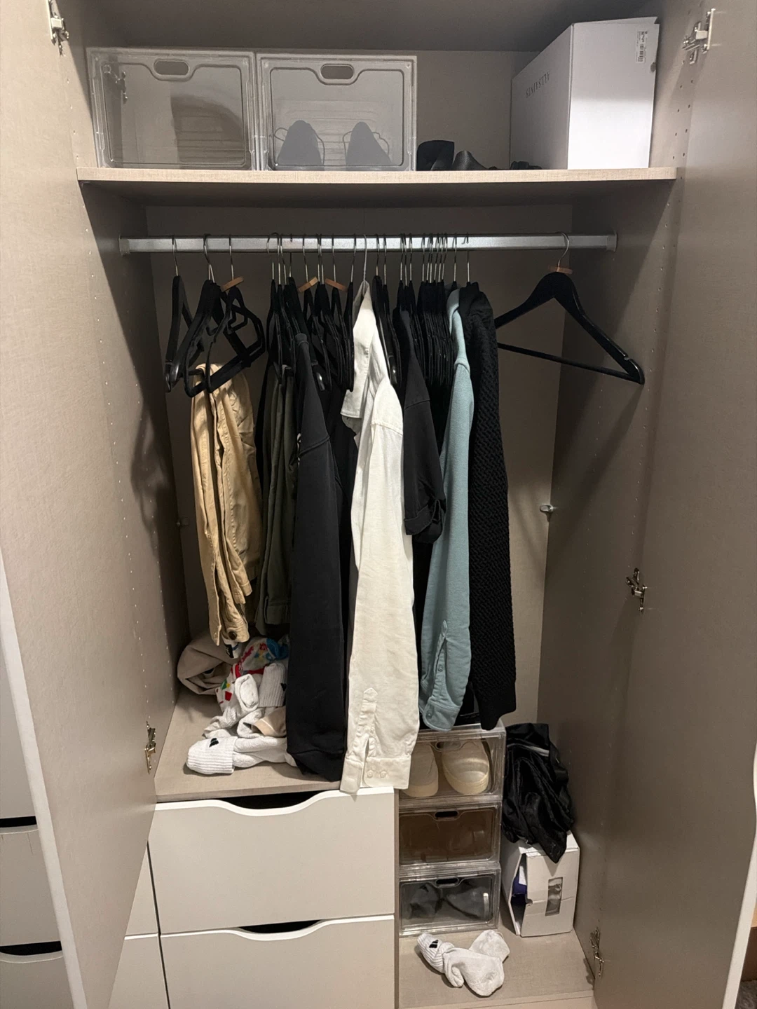 IKEA Brimnes Wardrobe with 2 Doors and 2 Drawers - photo 3