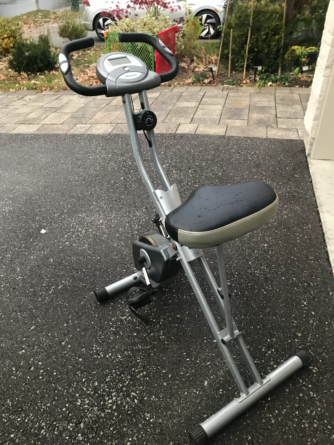 Exerpeutic Folding Stationary Exercise Bike