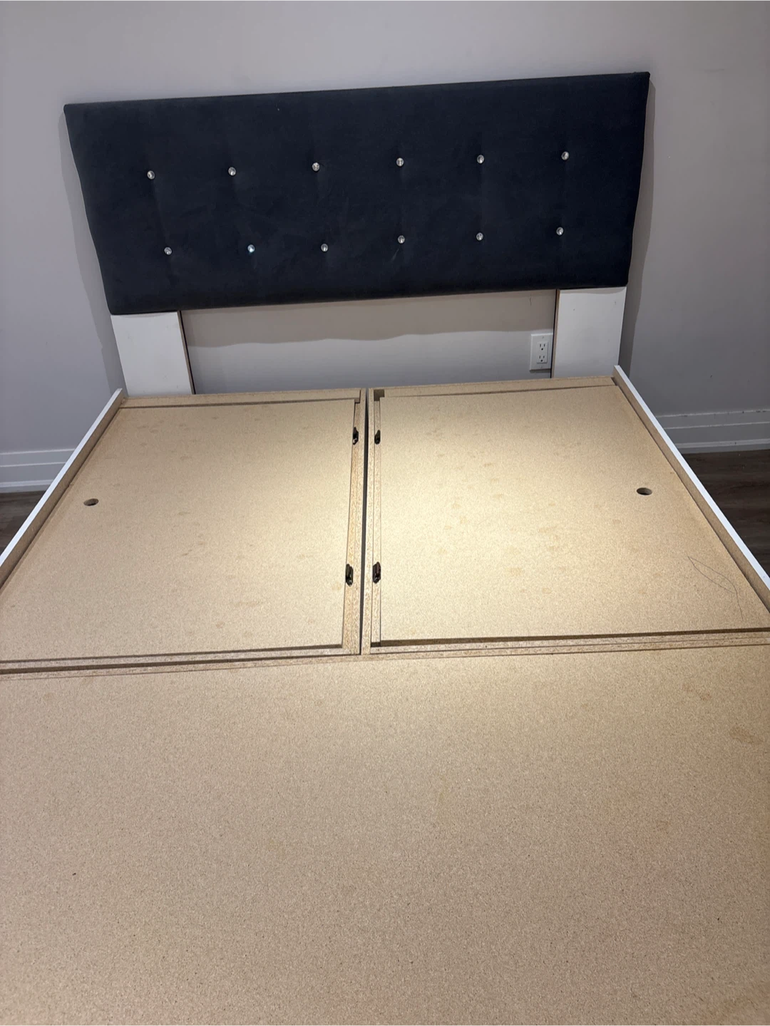 Storage Bed Frame with Headboard