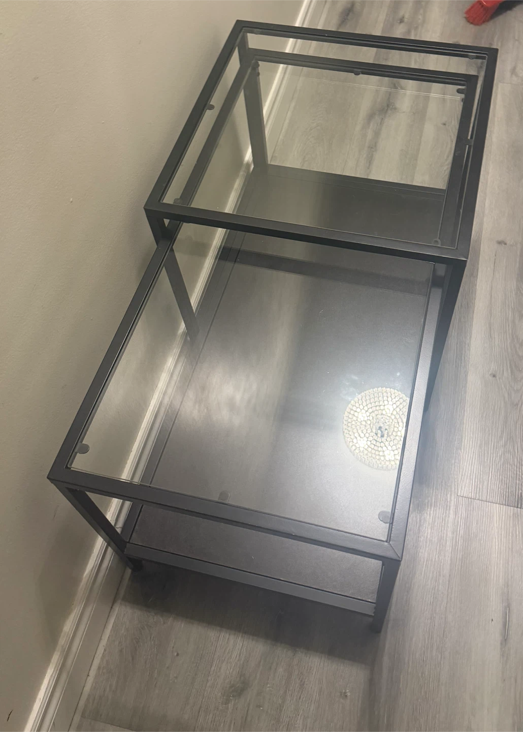 Glass coffee table - photo 2