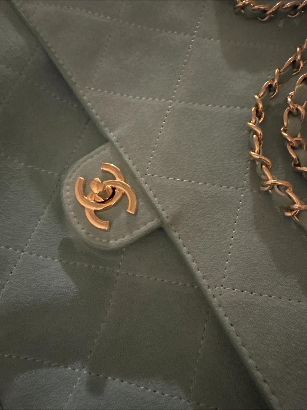 Quilted Suede Shoulder Bag - photo 2
