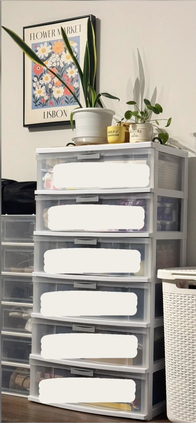 Set of 2 - Type A Element 3-Drawer Storage Tower