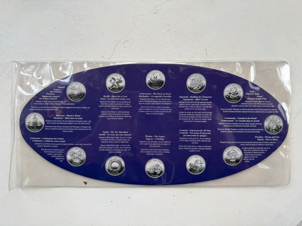 Millennium Quarters Set — full set with holder - photo 2