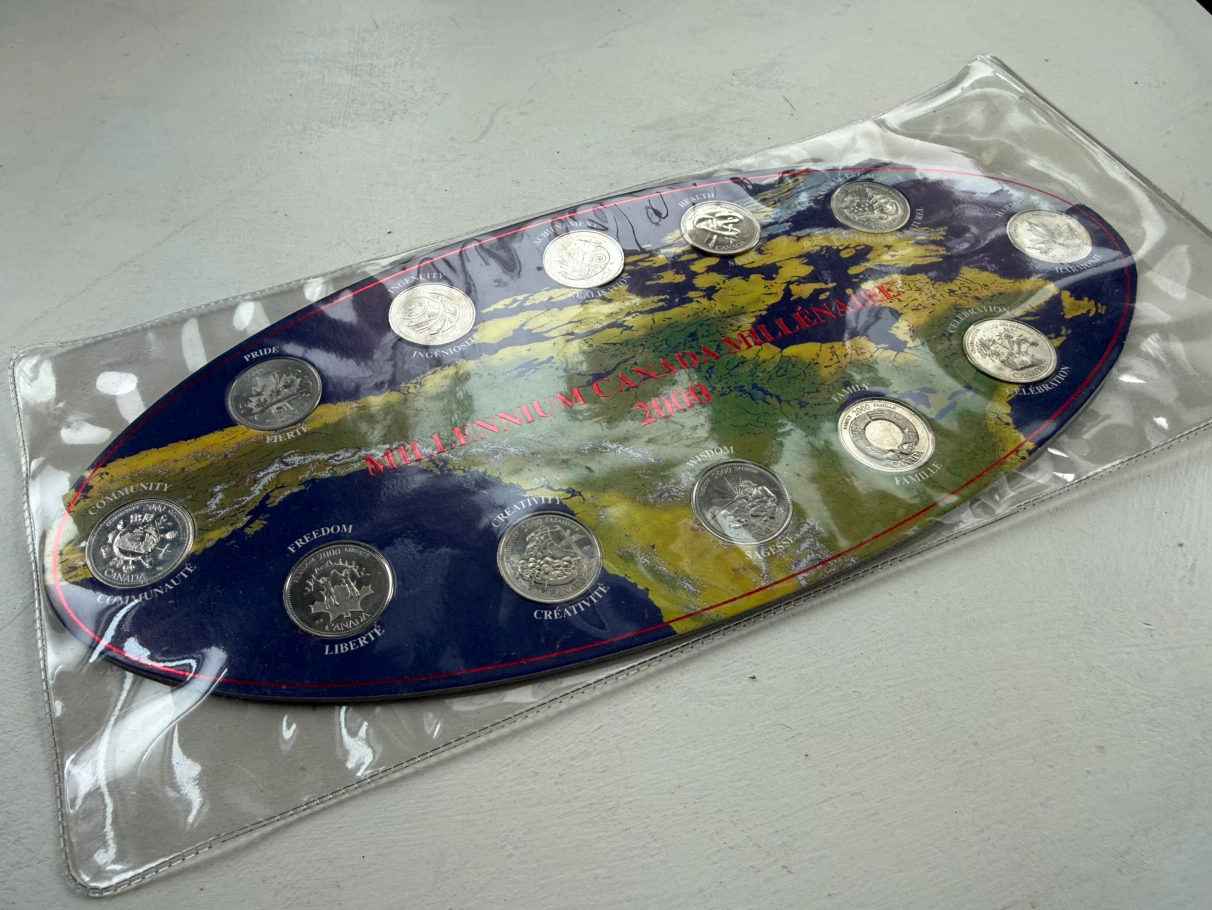 Millennium Quarters Set — full set with holder - photo 3