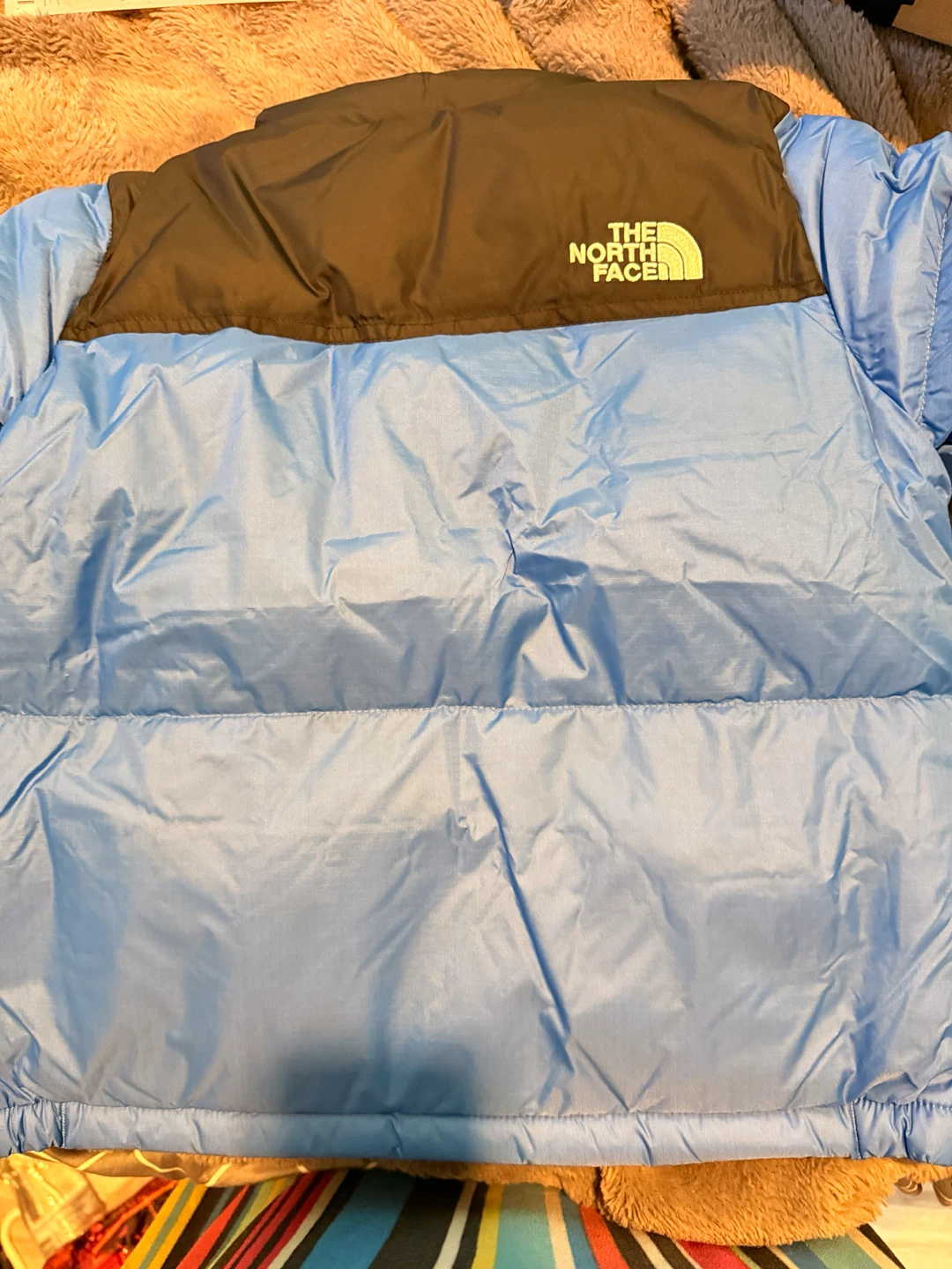 The North Face Retro Nuptse Jacket Active Blue Size 7 - photo 4