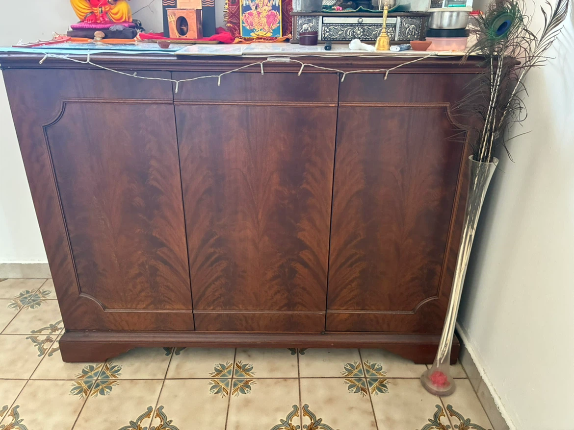 Walnut wood Sideboard Buffet Cabinet