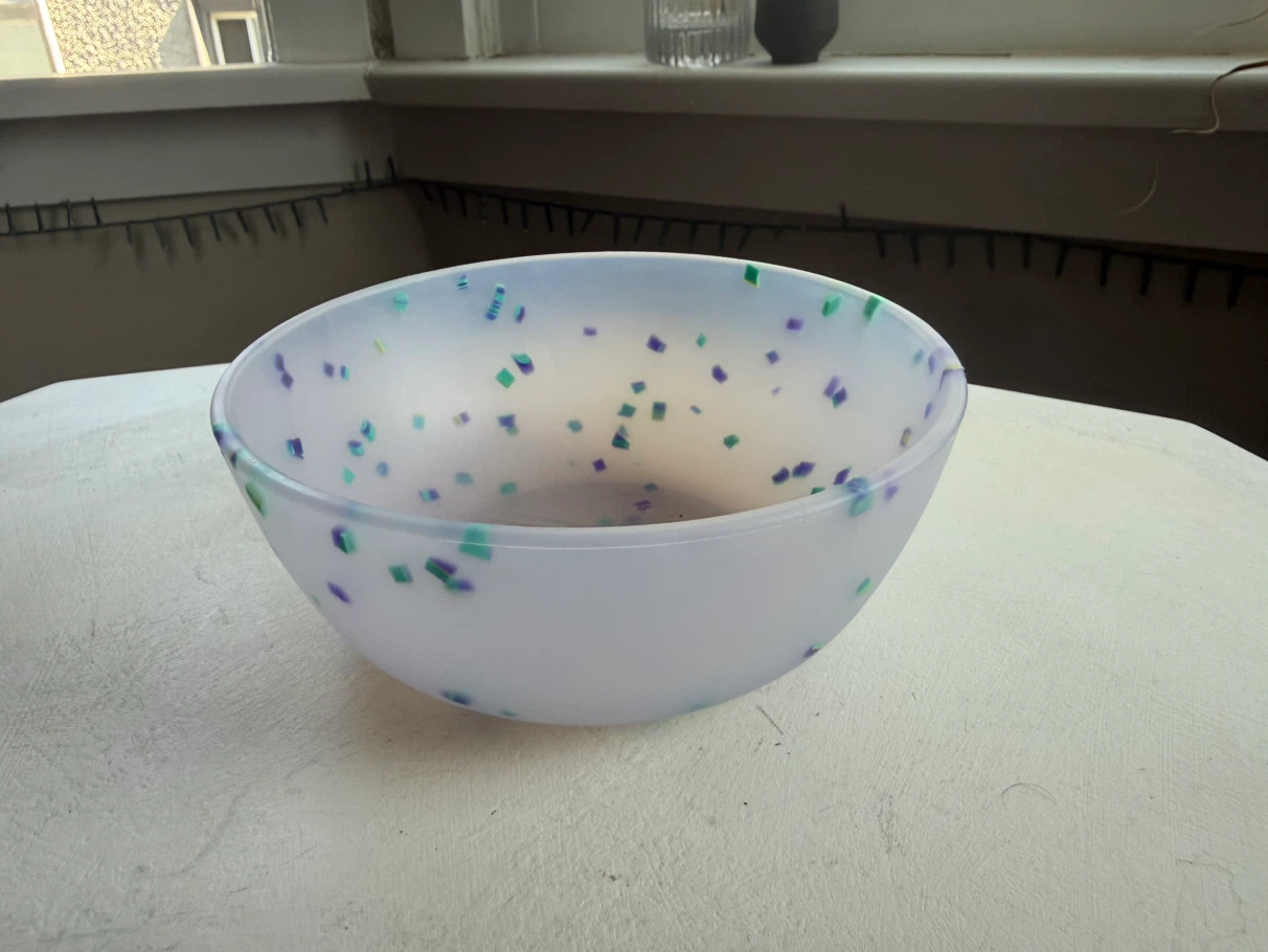 Purple silicon cereal bowl - photo 2