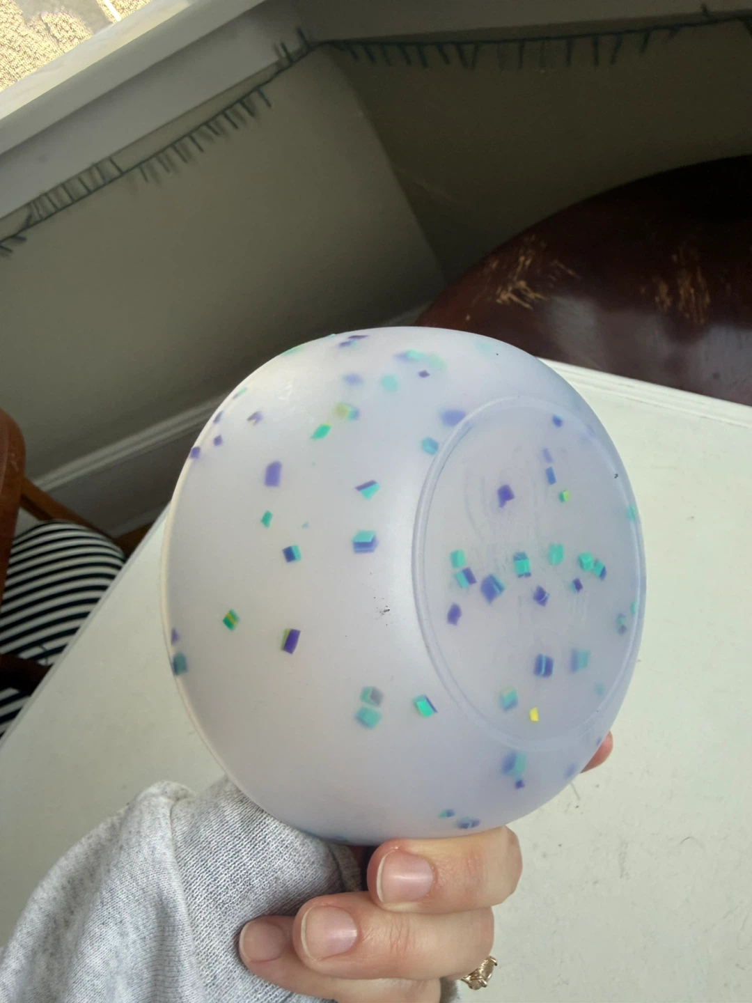 Purple silicon cereal bowl - photo 4
