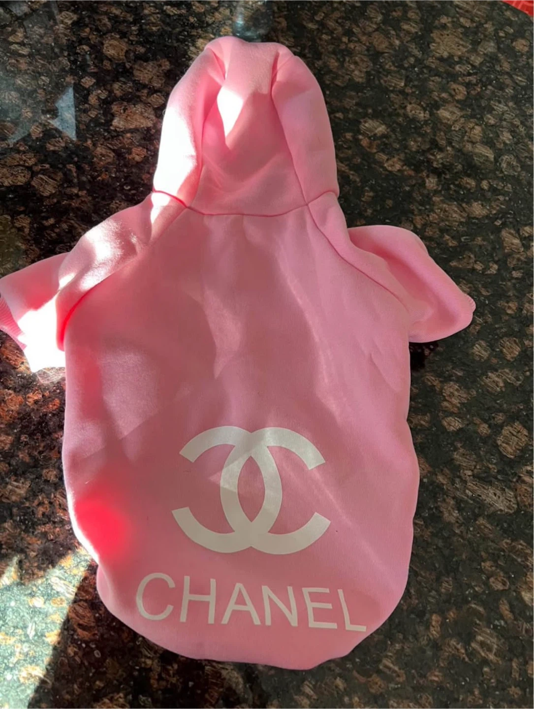 Glamorous Pink Dog / Pet Hoodie Size S - photo 2