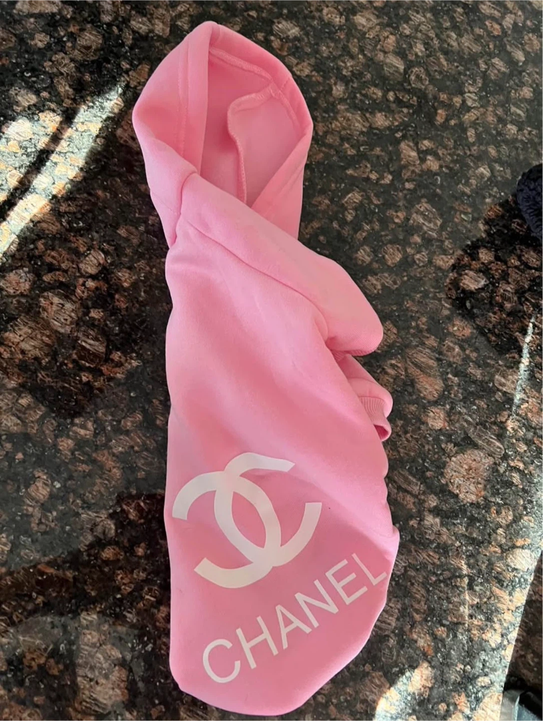 Glamorous Pink Dog / Pet Hoodie Size S - photo 3