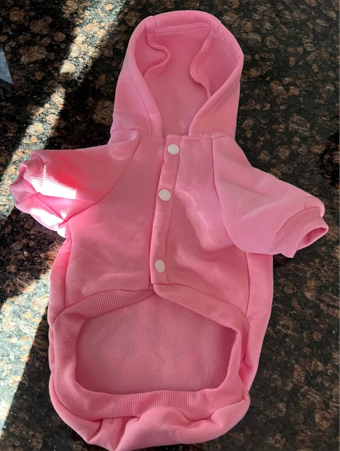 Glamorous Pink Dog / Pet Hoodie Size S - photo 4