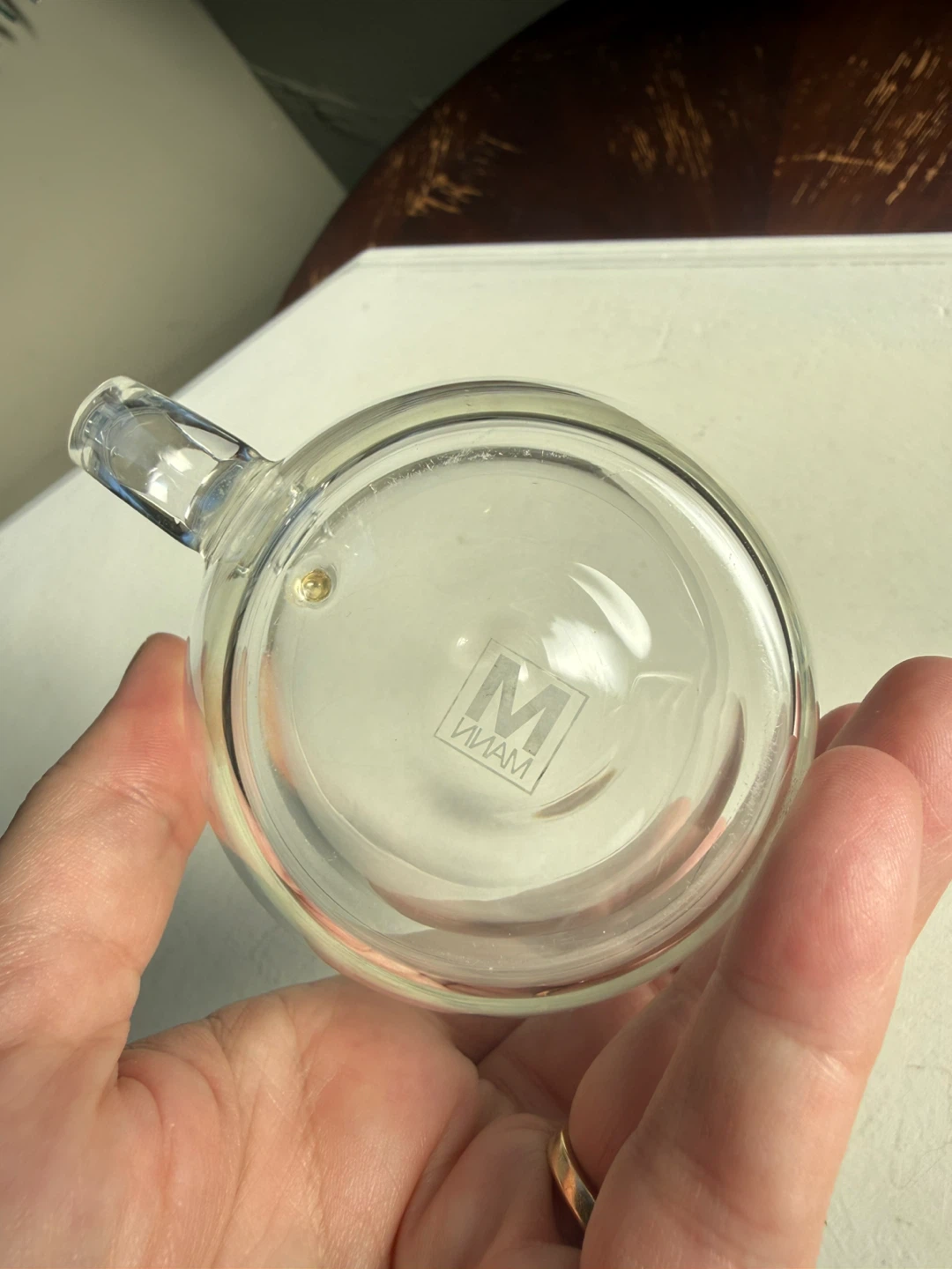 Double wall glass mug - photo 3