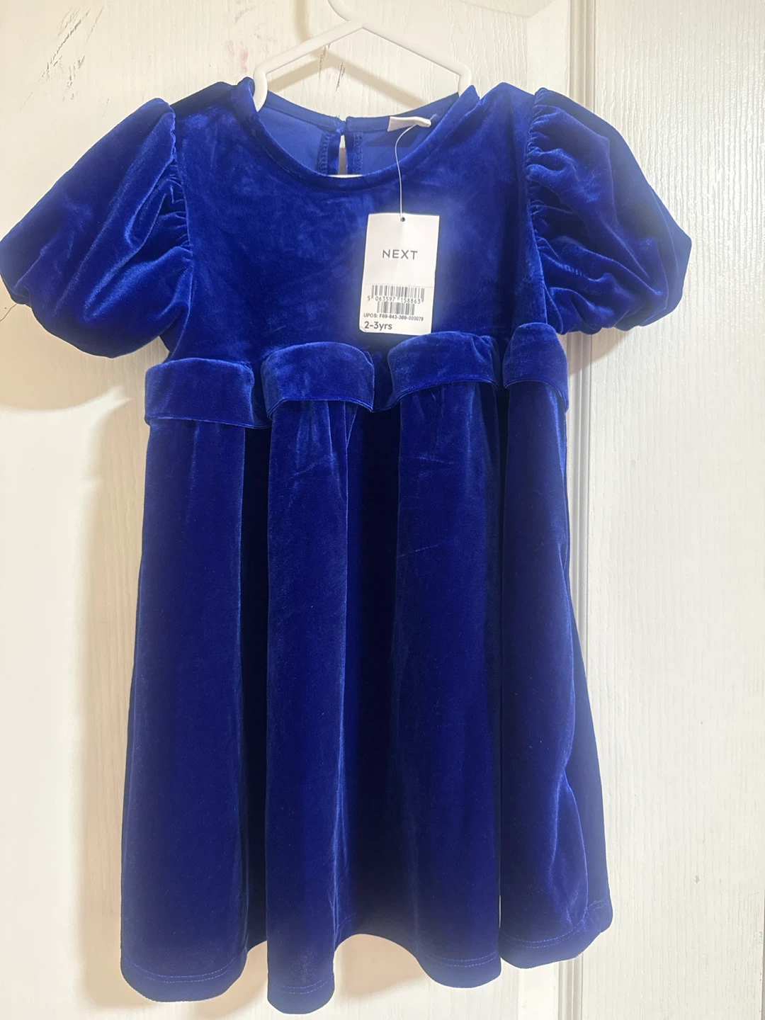 Next Girls Velvet Dress