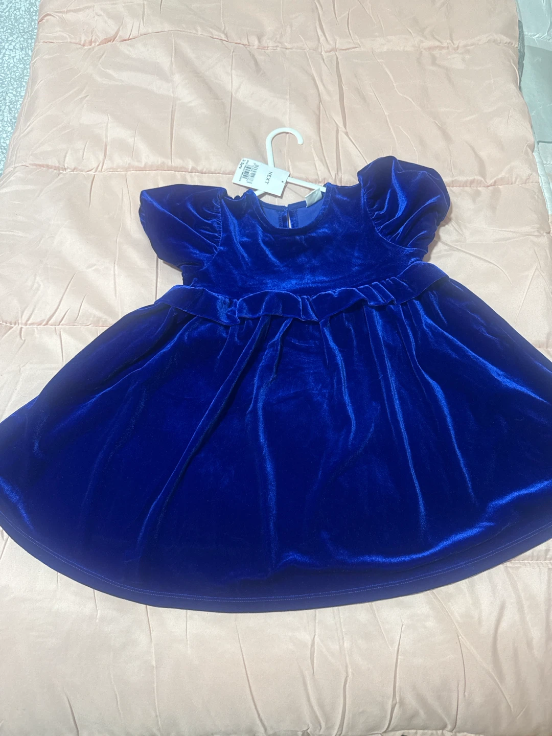 Next Girls Velvet Dress - photo 3