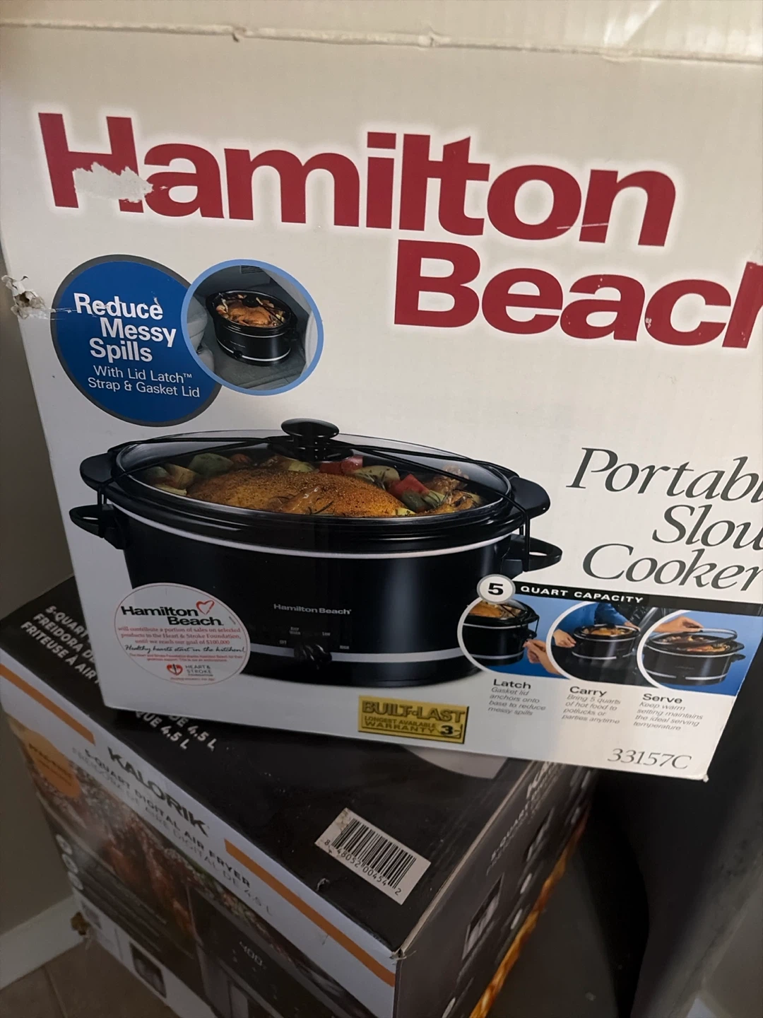 Hamilton Beach 5 Quart Portable Slow Cooker