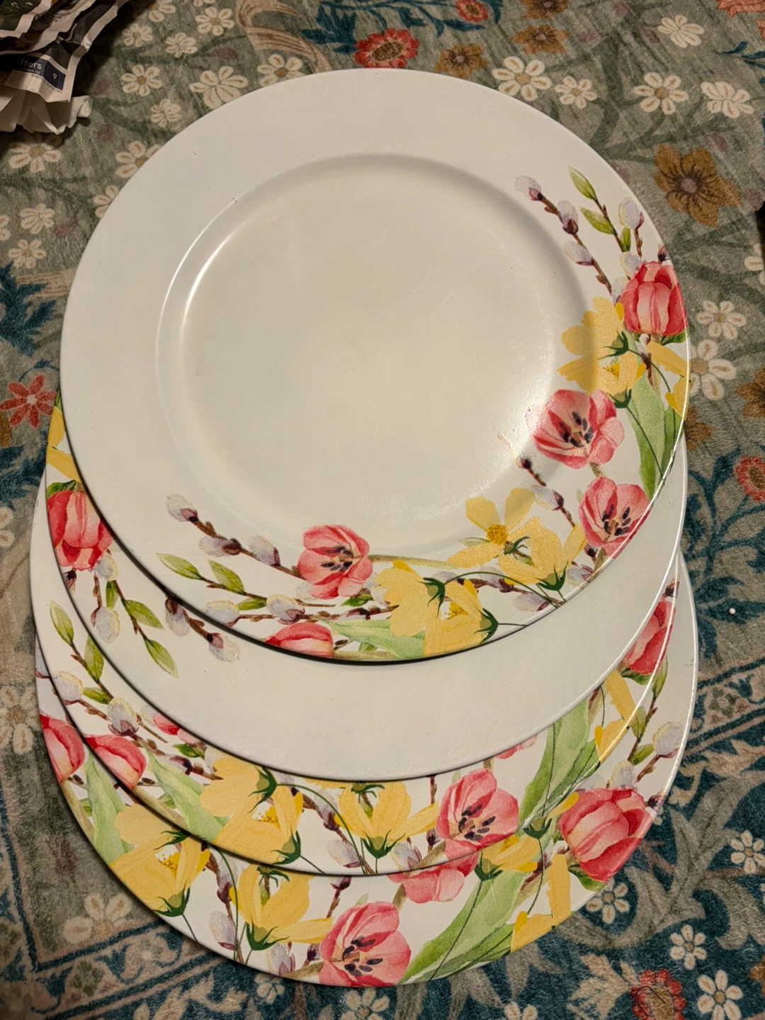 4 decorative plates - 13in - photo 4
