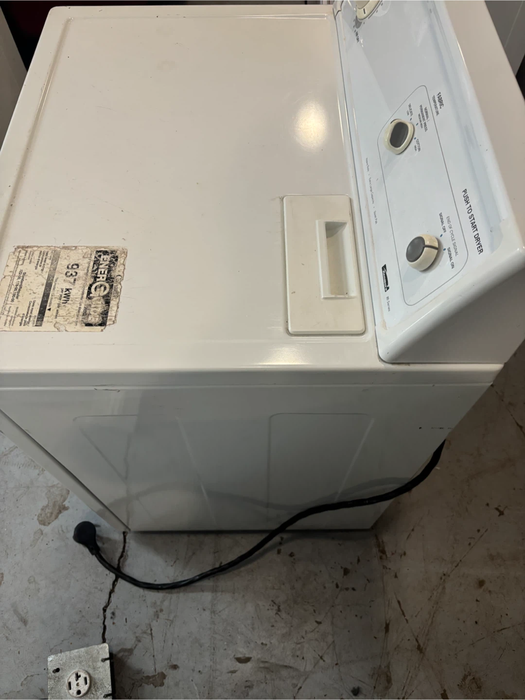 Kenmore 80 Series Electric Dryer - photo 3