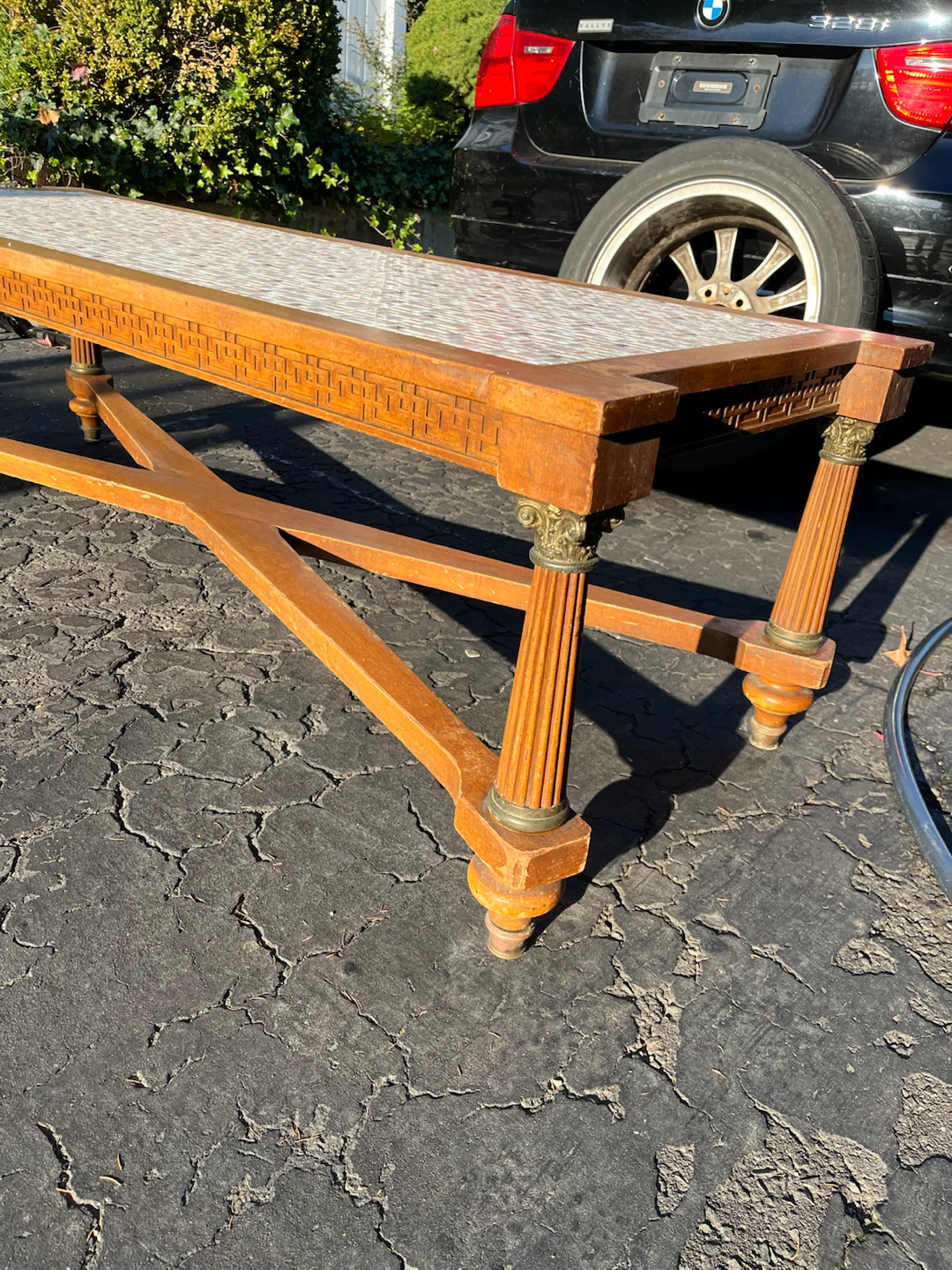 Mosaic Tile Top Coffee Table - photo 2