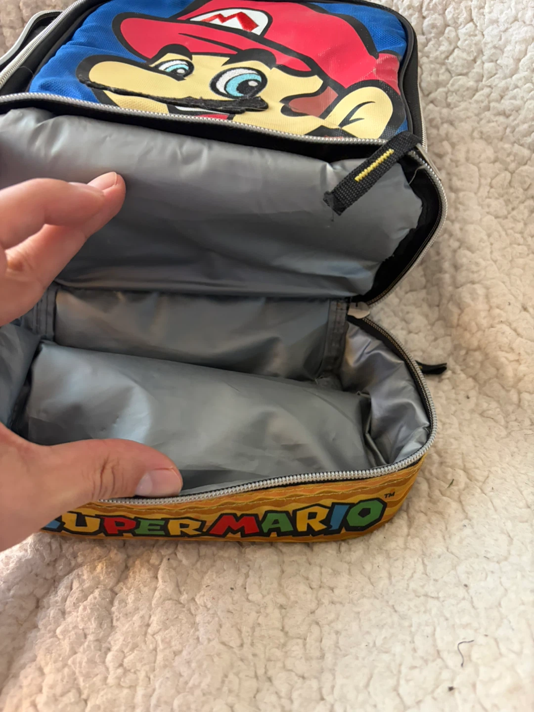 Super Mario Two-Tier Insulated Lunch Bag - photo 3