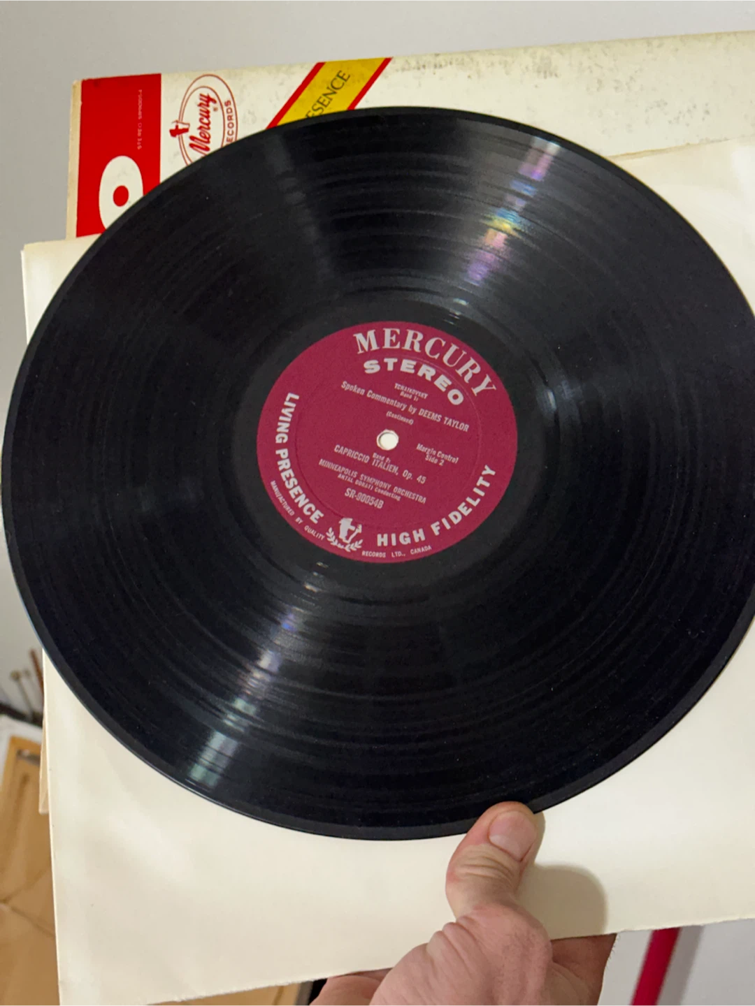 Tchaikovsky 1812 Dorati Mercury SR90054 Canadian FR Press LP - photo 3