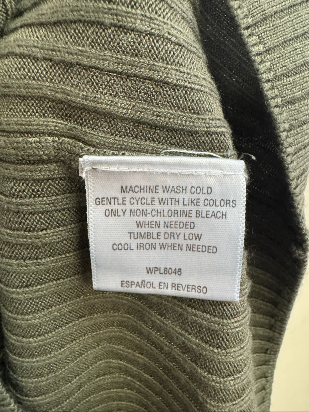 Bar III Olive Green Ribbed Mock Neck Tank Top XXL - photo 5