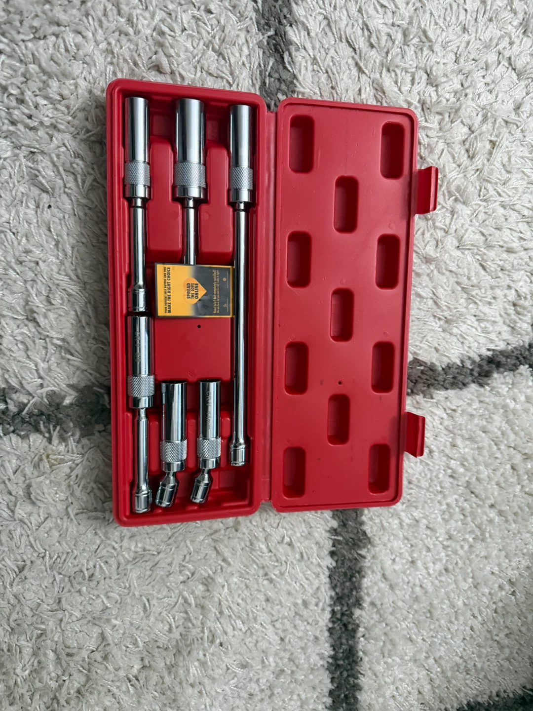 Lexivon 6-Piece Magnetic Swivel Spark Plug Socket Set - photo 2