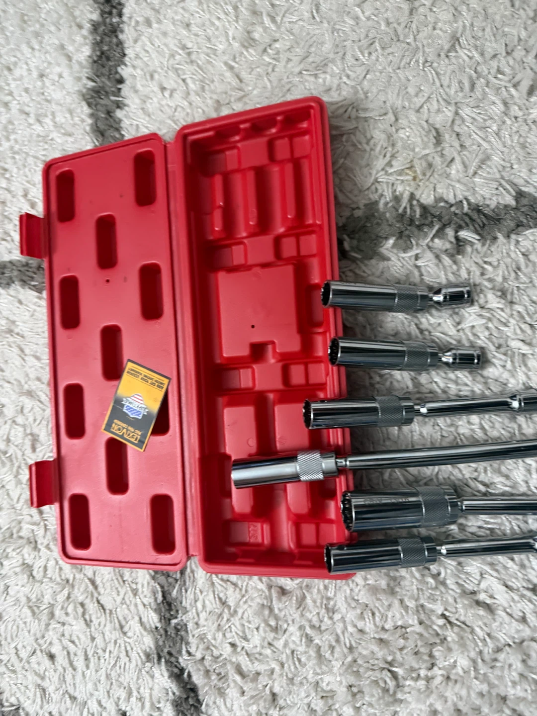 Lexivon 6-Piece Magnetic Swivel Spark Plug Socket Set - photo 4