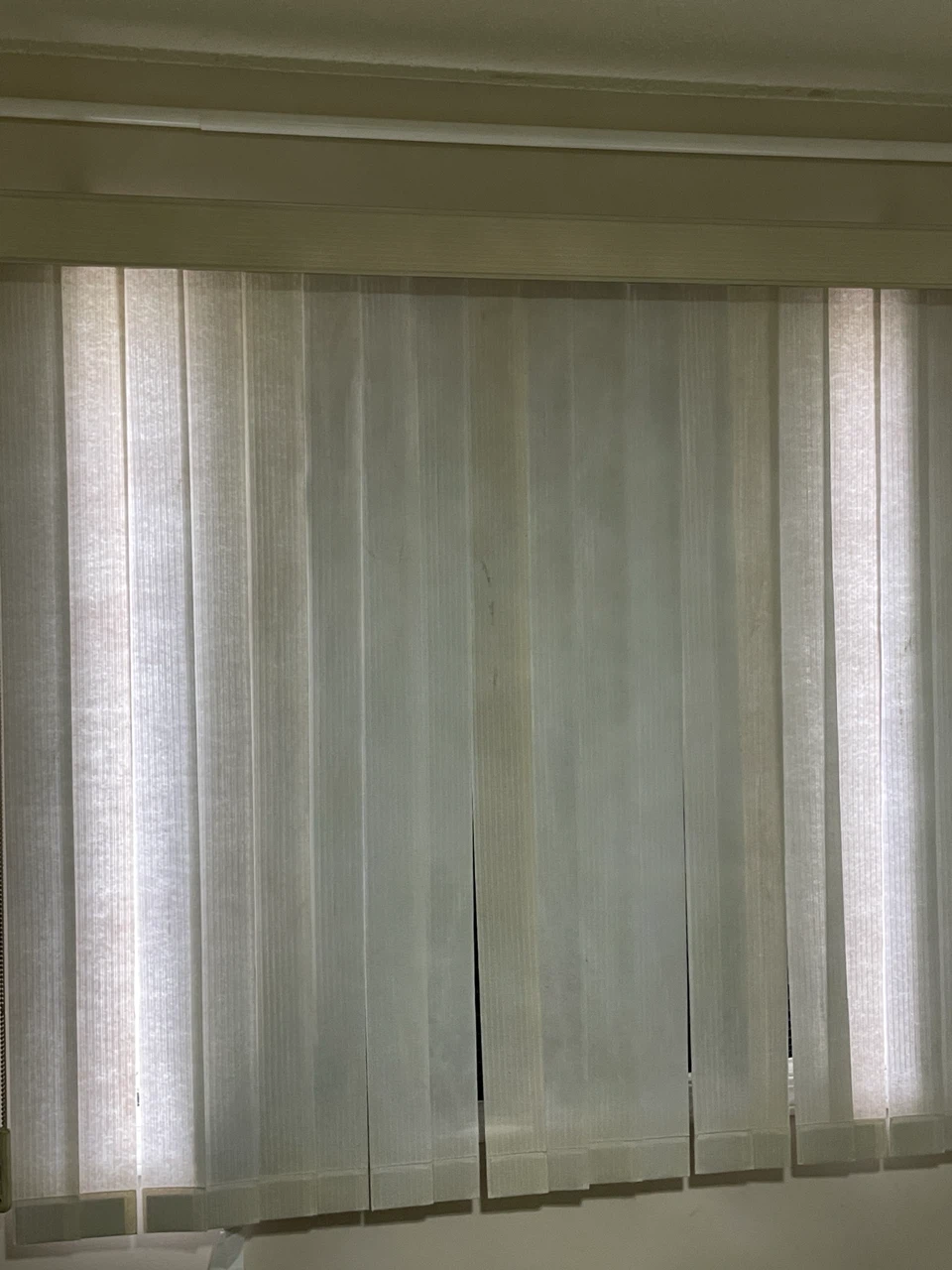 White Vertical Window Blinds