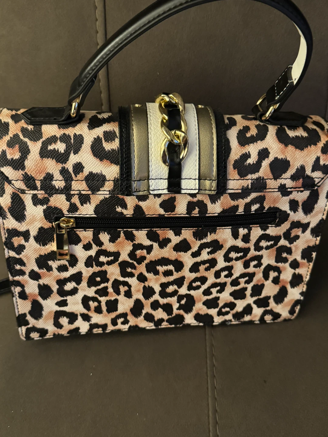 Aldo Leopard Print Top Handle Handbag - photo 2