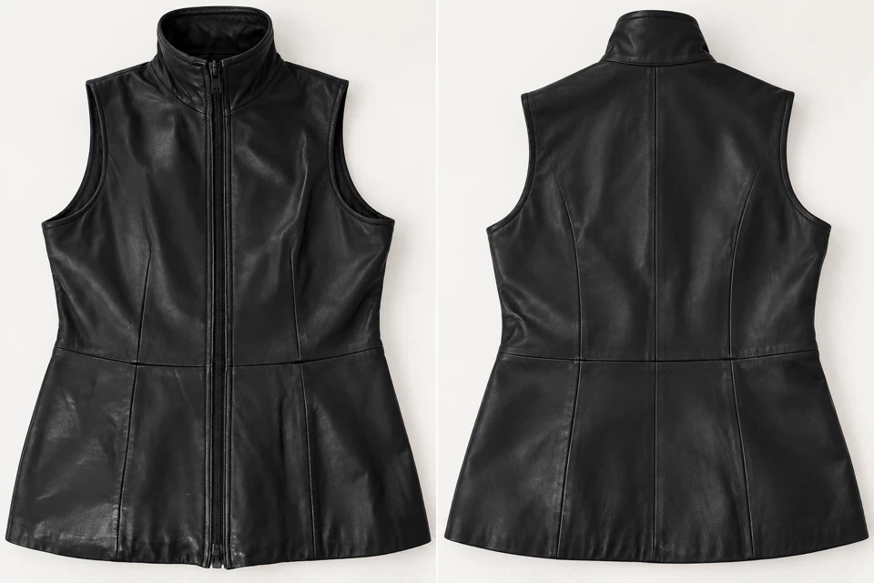Preview Collection Genuine Leather Vest Sz Med - photo 2