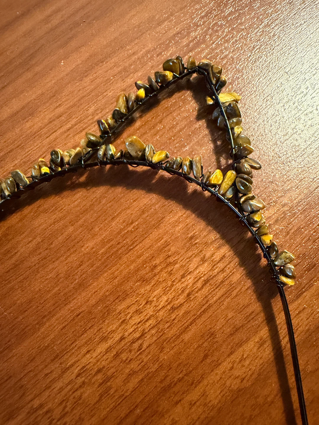 Tiger Eye Crystal Cat Ear Headband - photo 3