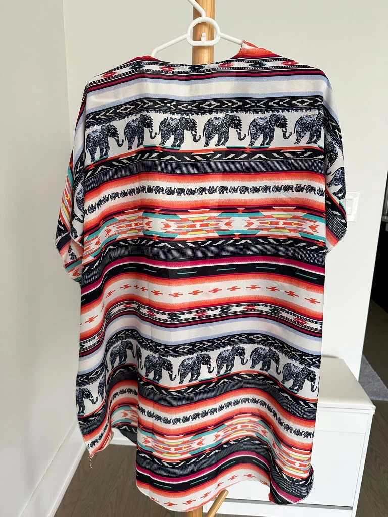 Live 4 Truth Elephant Print Kimono - photo 2