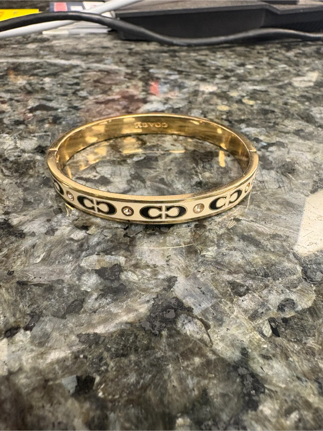 Coach Hinged Bangle Bracelet