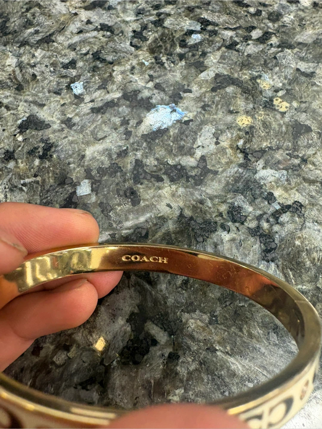 Coach Hinged Bangle Bracelet - photo 2