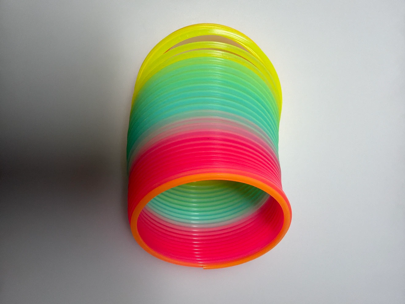 Rainbow Plastic Slinky Toy