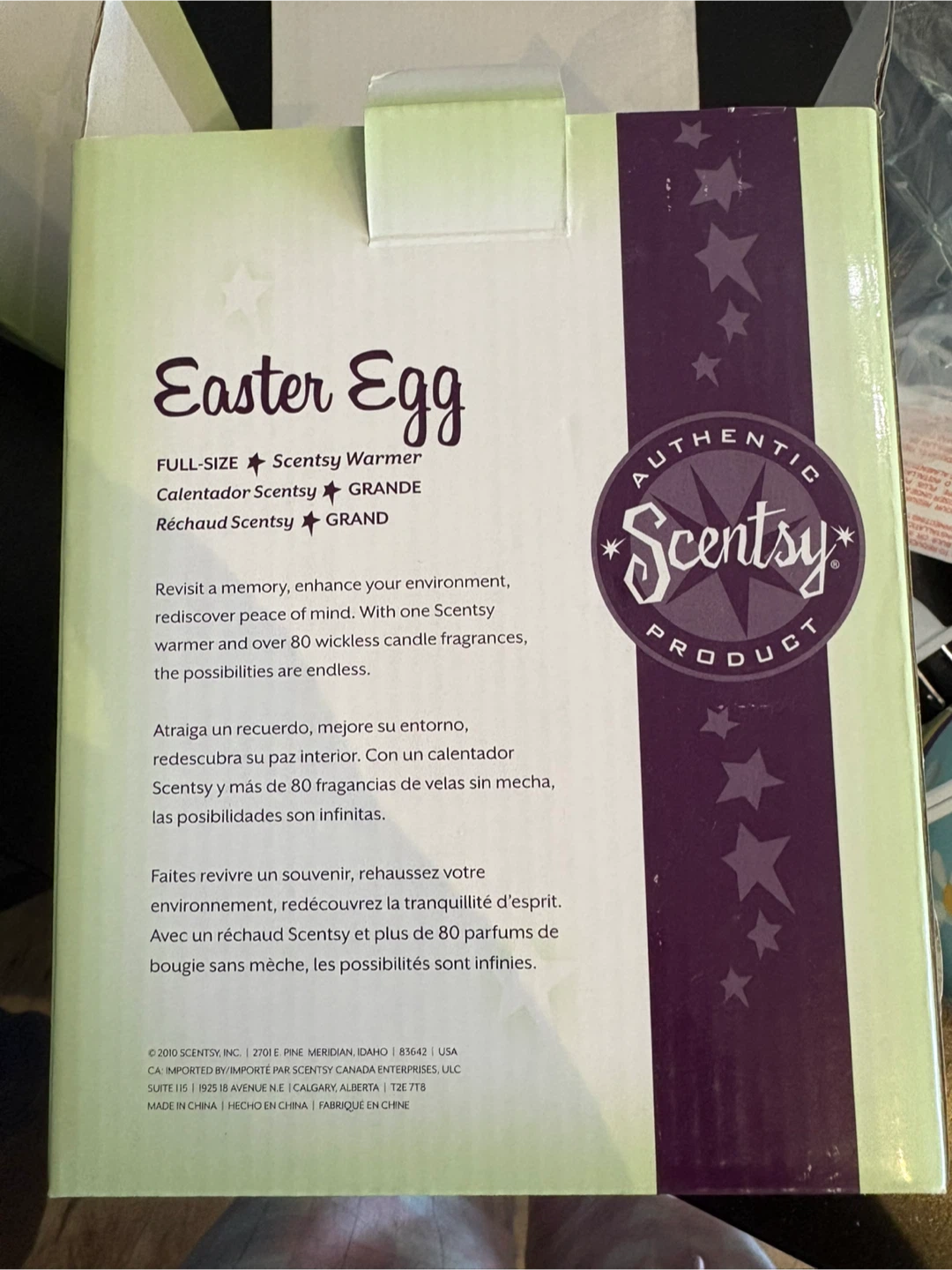 Scentsy Easter Egg Full-Size Warmer - photo 2