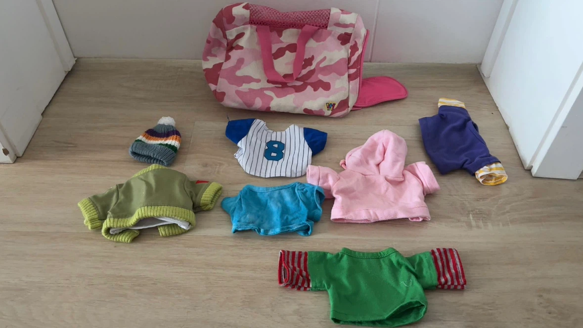 Webkinz 2000s Pet Carrier Bag and Clothes Lot - photo 2