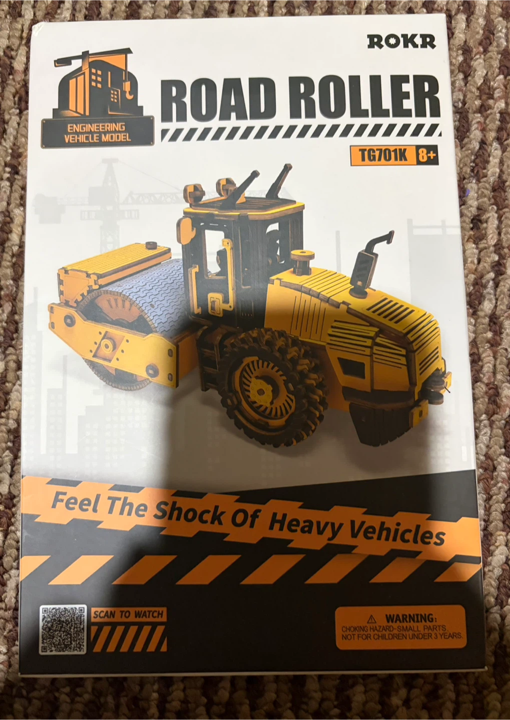 ROKR Engineering Vehicle Road Roller Model TG701K