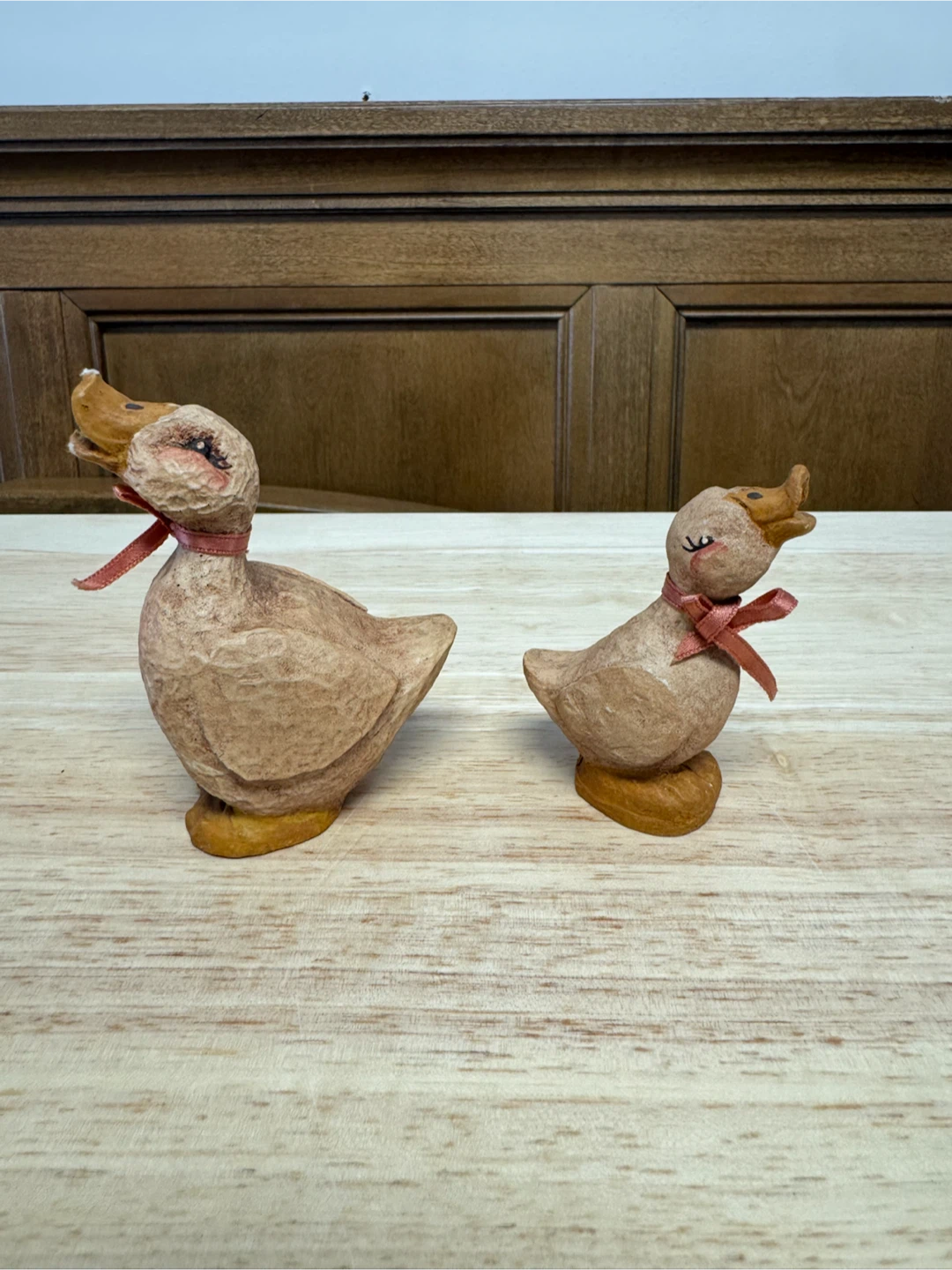 Decorative wooden duck figurines - photo 2