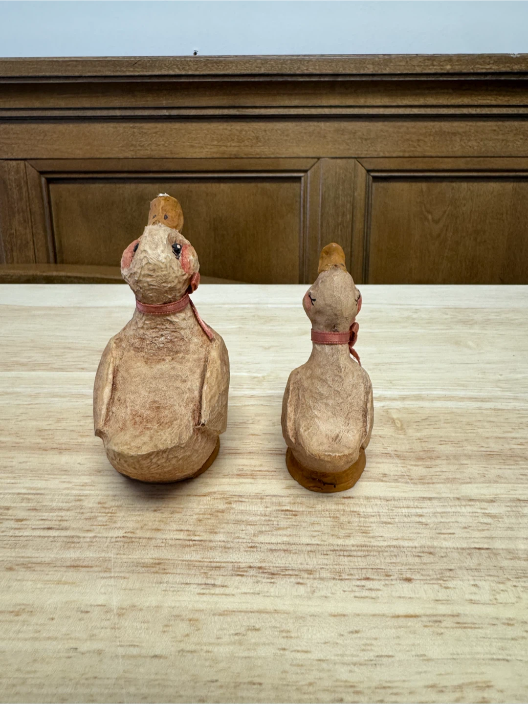 Decorative wooden duck figurines - photo 3