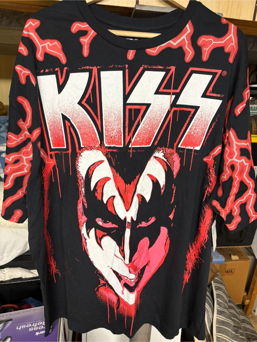 New KISS Graphic T-Shirt Large