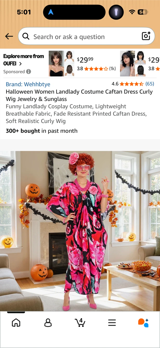 Wehhbtye Women Landlady Costume Set