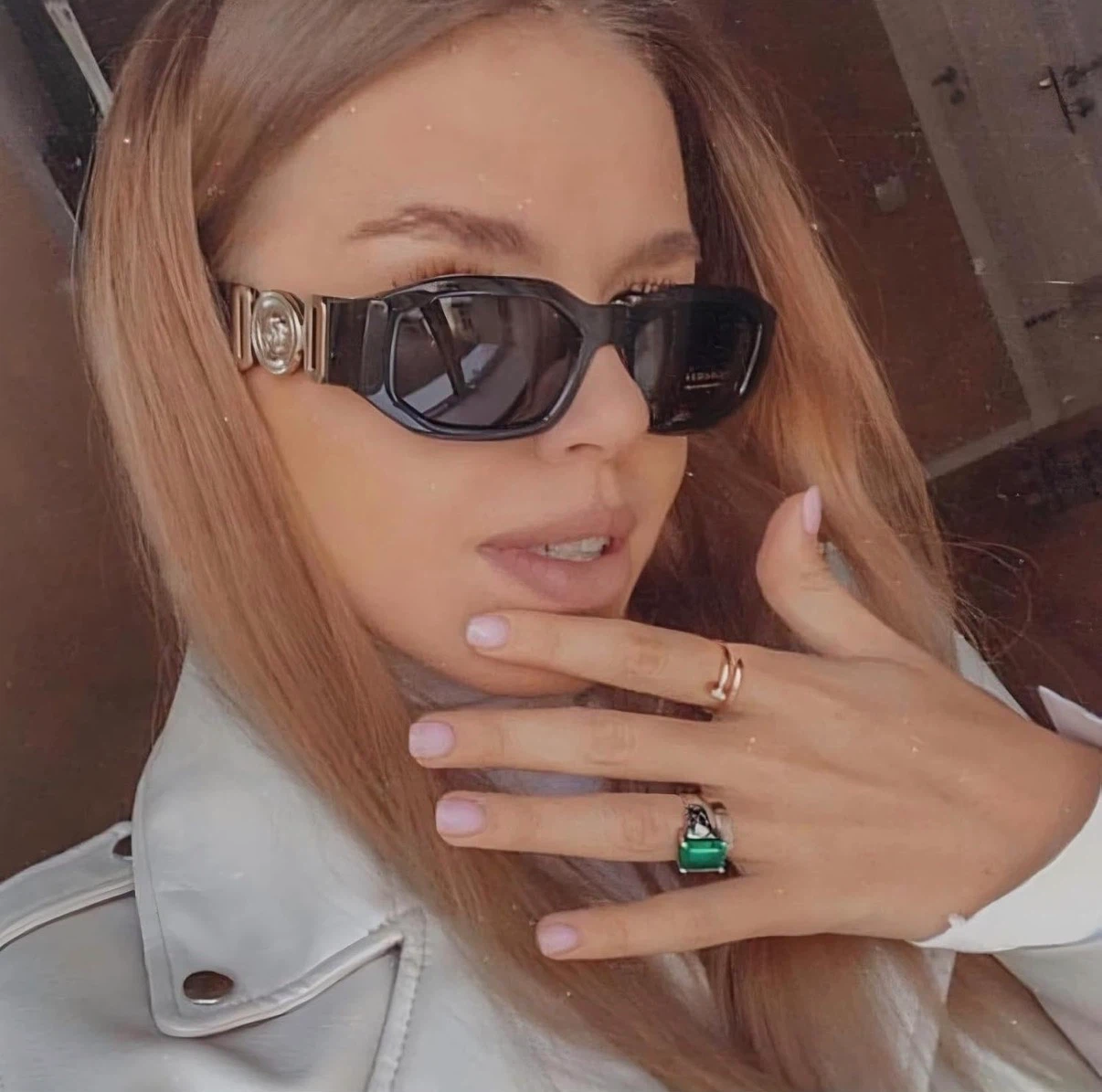 Versace Sunglasses with Gold Detail - photo 2